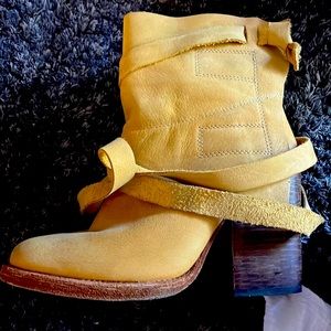 Free people leather boots.